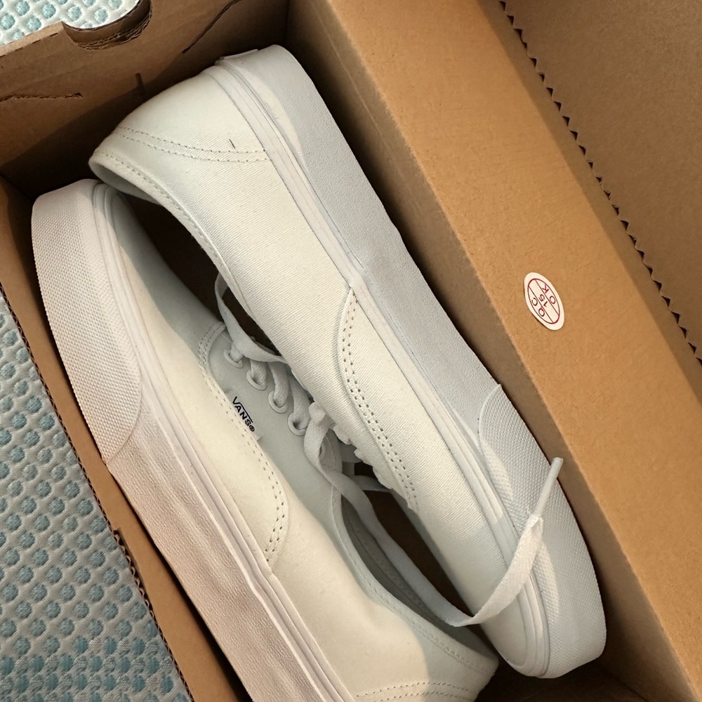Vans True White Canvas Sneakers